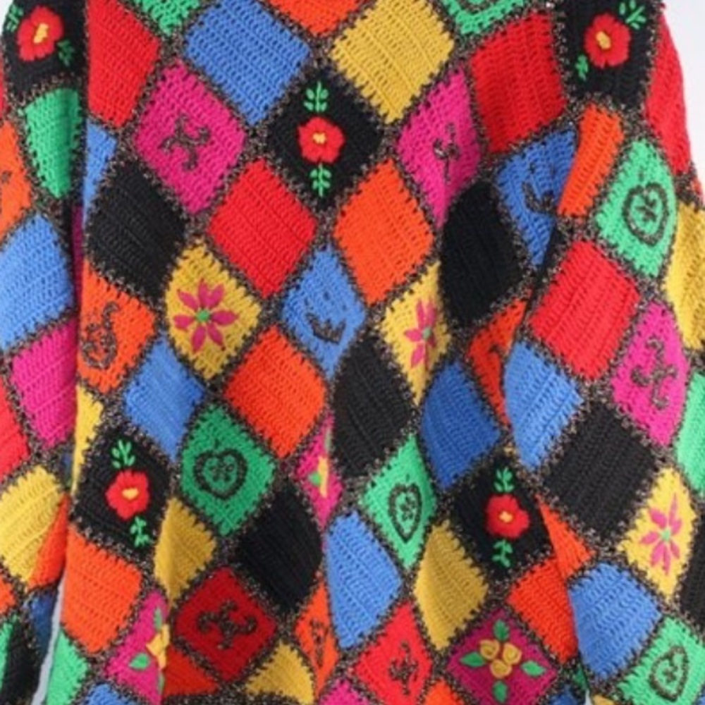 Jennifer Reed Hans Knitted Sweater vintage… - Picture 4 of 5